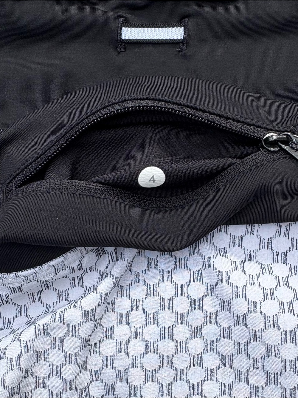 Lululemon Pace Rival Skirt II Black and White Tiered Dotted Skirt - Picture 3 of 7